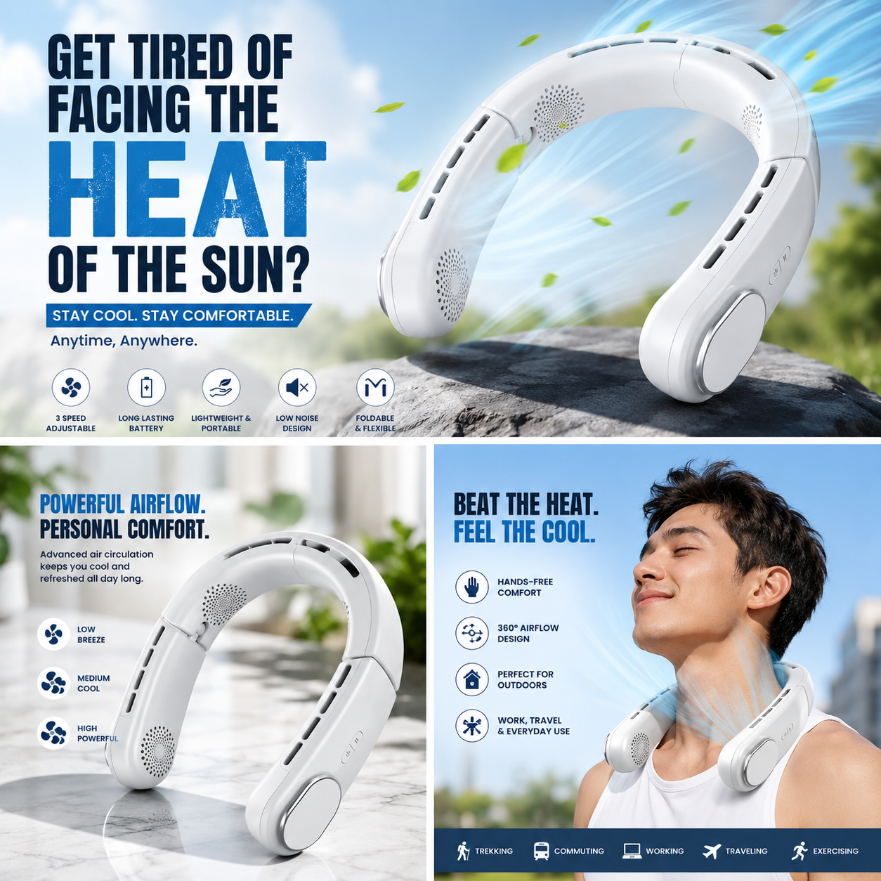 Portable Neck Fan