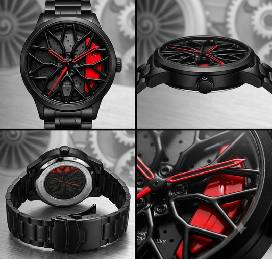 Stereoscopic Car Wheel Watch