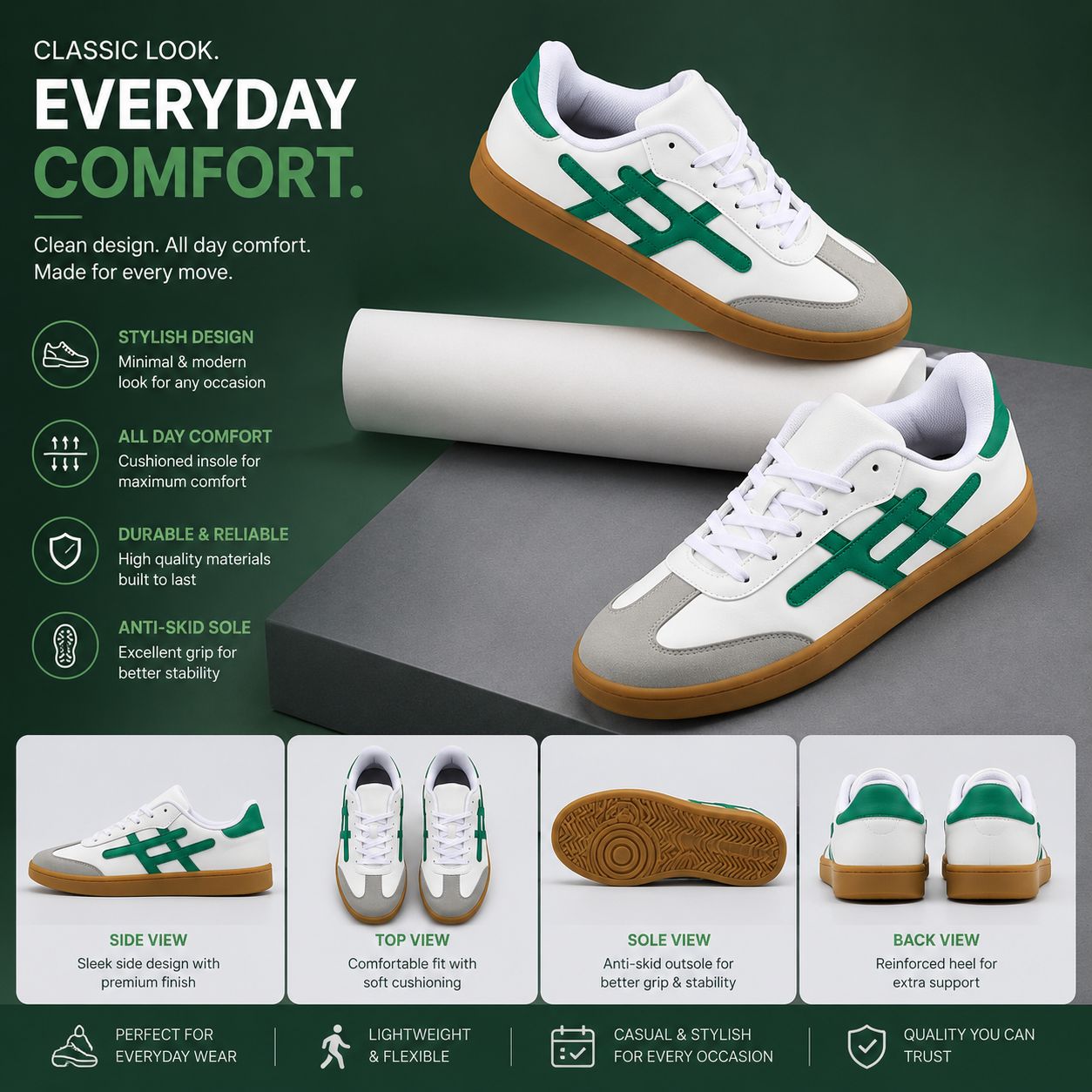 Anjrs Men's Styles sports Running, comfortable, boy and Men, Casual shoes