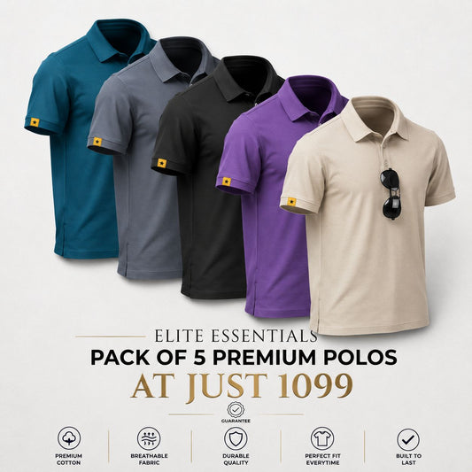 pack of 5 polo tshirt
