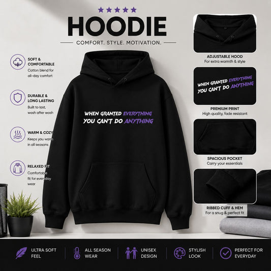 Oversize Double Zip Balaclava Hoodie