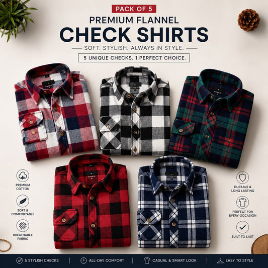 Pack of 5 shirt